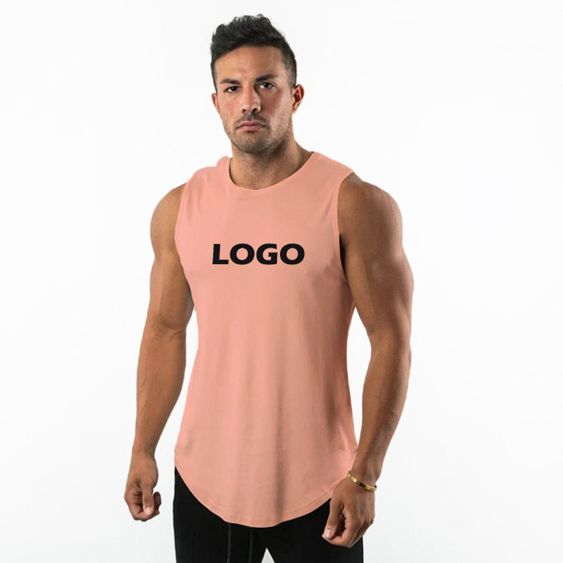 Bomull Muscle Athletic Linne