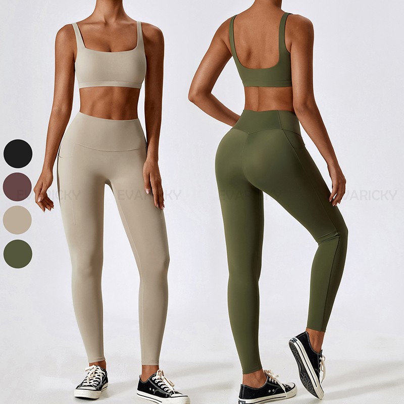 Gym Kläder Kvinnor Sport Set
