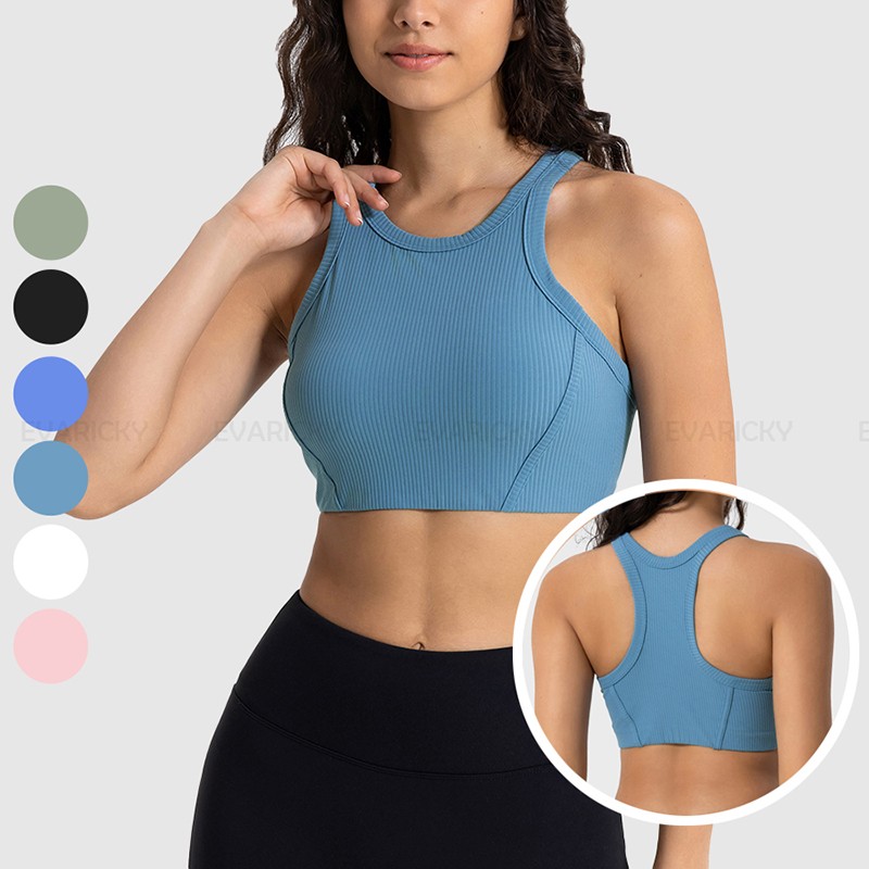 Racerback vadderad sport-bh