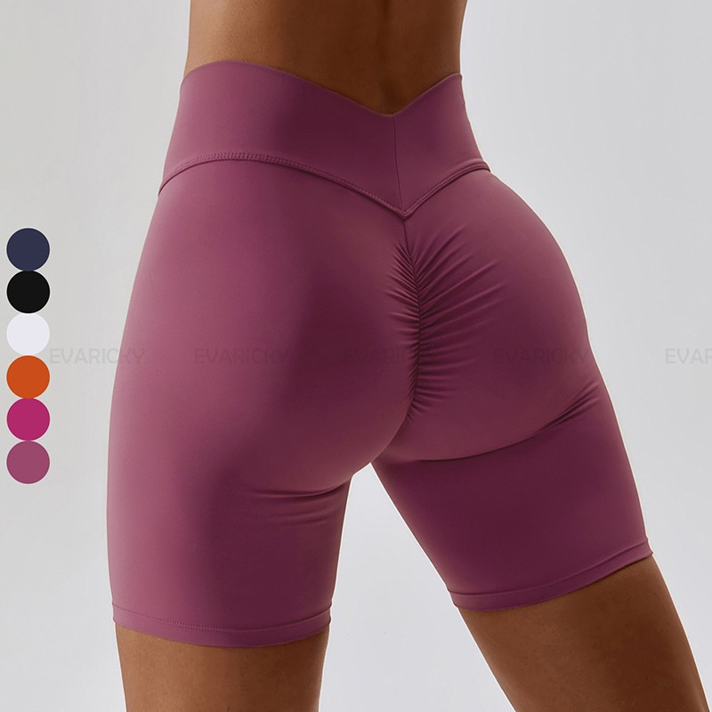 Träningsshorts med V Waist Cut